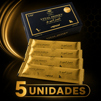 Vital Honey – Kit 5 Sachês de 15g | Mel para Adultos